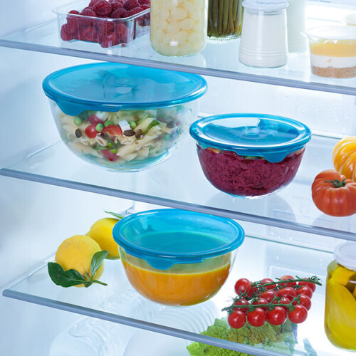 Pyrex Pyrex - 2L Bowl With Lid from Borosilicate Glass Stain Resistant 2