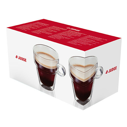 Judge Judge Double Walled 250ml Coffee Mugs Set Of 2 2