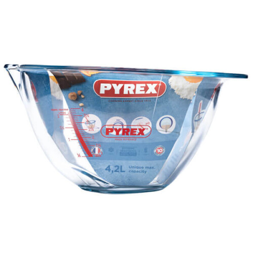 Pyrex Pyrex Glass Preparation Bowl Plastic 4.2 L + Lid 1