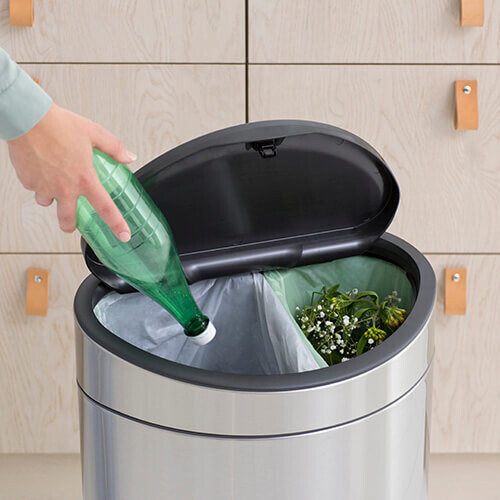 Brabantia BRABANTIA Touch Bin - New Recycle 23 / 10L - Aço mate 2
