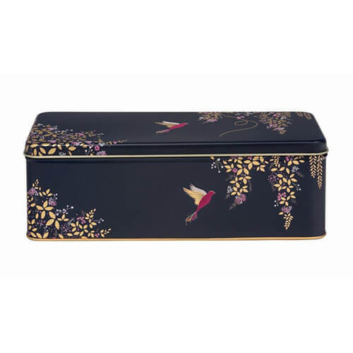 Sara Miller Hummingbird Long Deep Rectangular Tin