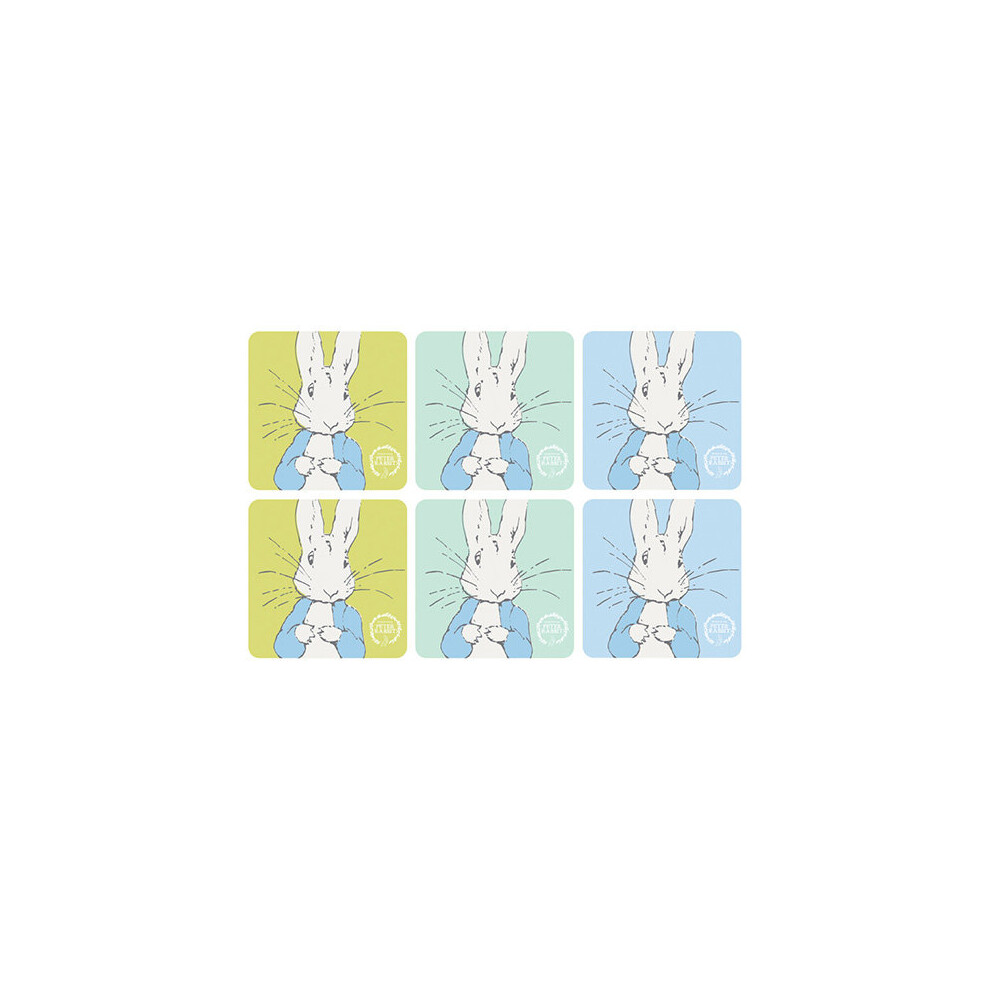 Beatrix Potter Peter Rabbit Contemporary - Coasters Set of 6