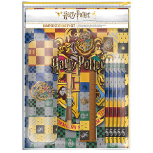 HARRY POTTER House Crests 12 Item Stationery Set
