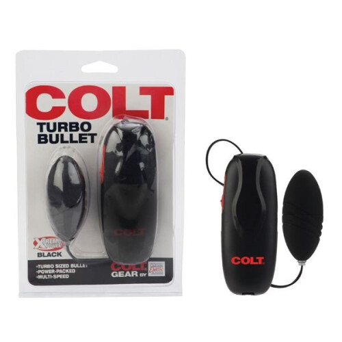 COLT Turbo Bullet Mini Vibrator Massager Silver