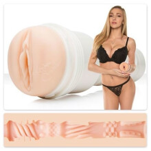 Fleshlight Girls Kendra Sunderland Angel Vagina - Realistic Superskin Sleeve with Angel Texture, Custom Molded Case