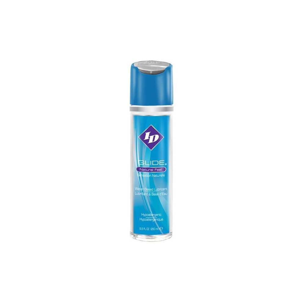 Id Lubricants Id Glide Water Based Lubricant With A Natural Feel & Hypoallergenic 8.5 Floz