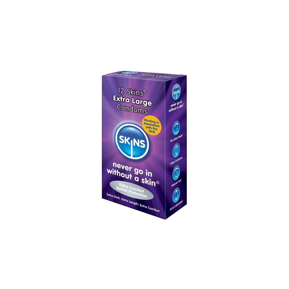 Skins Extra Large Condoms In Pack Of 12