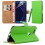 (Lime) For Huawei Honor 8 Leather Wallet Case Cover 2