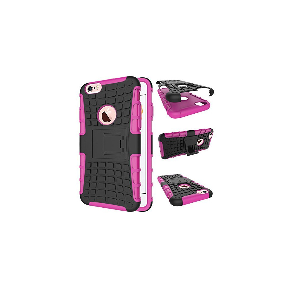 (Pink) For Iphone 6 / 6S Shockproof Hard Case Cover Pink 5060566911962