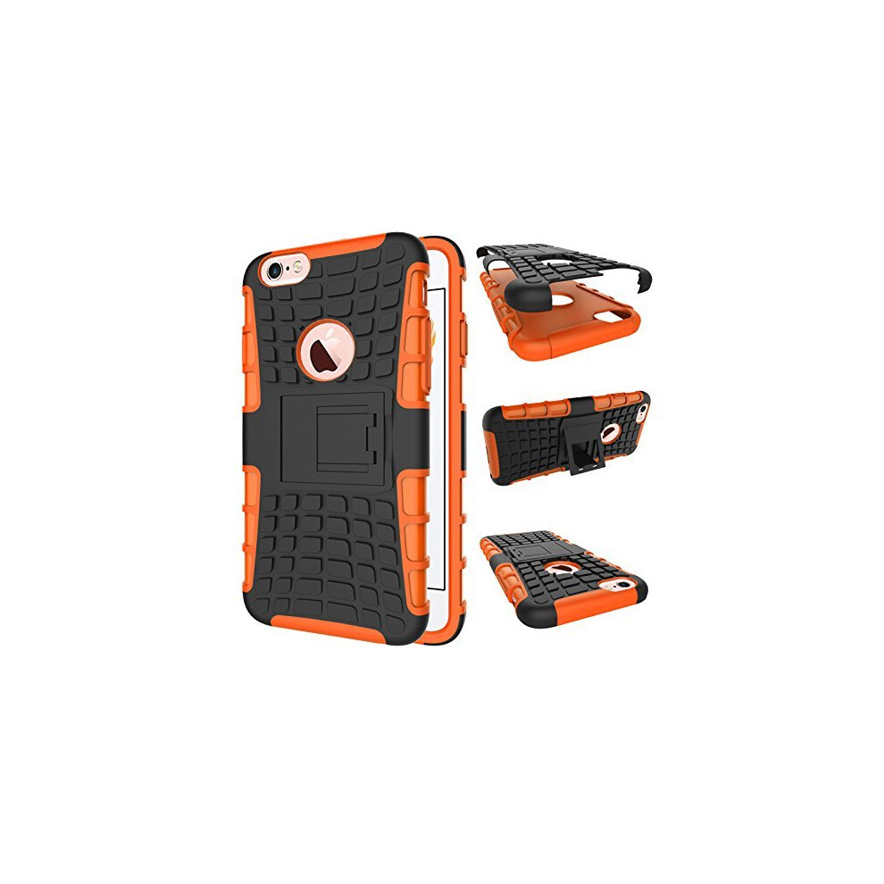 (Orange) For Iphone 6 / 6S Shockproof Hard Case Cover Orange 5060566911931