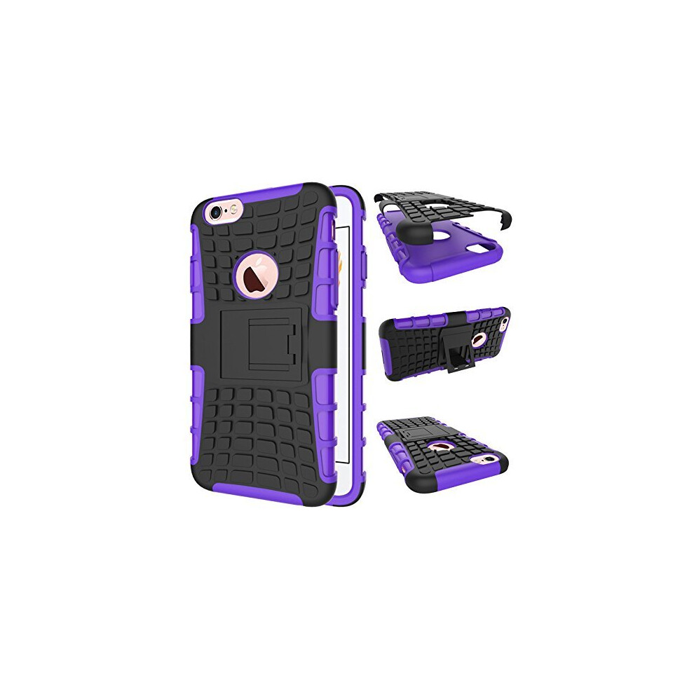 (Purple) For Iphone 6 / 6S Shockproof Hard Case Cover Purple 5060566911948