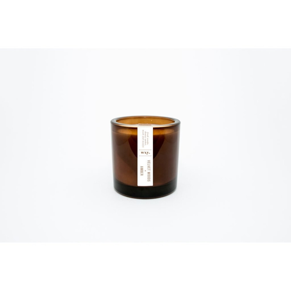 WXY Big Amber Candle - Velvet Woods & Amber