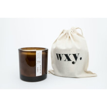 WXY Big Amber Candle - Bamboo & Bergamot Oil