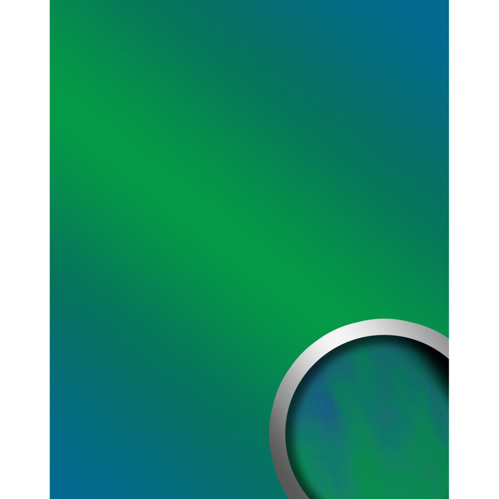 Wallface 18443 Deco Aqua Wall Panel Self-Adhesive Mirror Glossy Green 2.6 Sqm 9002582184339
