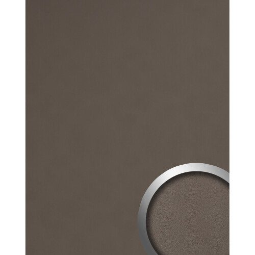 WallFace 19024 DOVE TALE Wall panel leather look matt brown 2.6 sqm