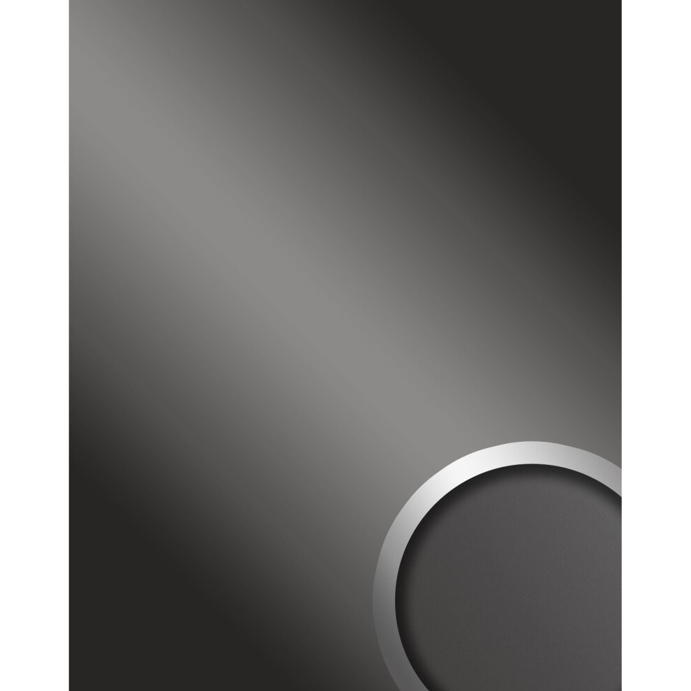 Wallface 13810 Deco Fashion Wall Panel Self-Adhesive Mirror Glossygrey 2.6 Sqm 9002582138103