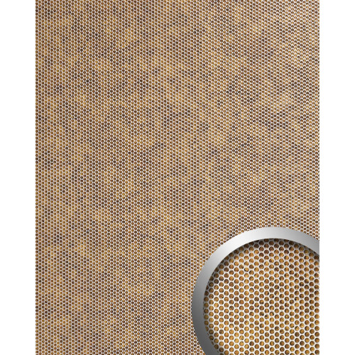 WallFace 17243 RACE Wall panel self-adhesive 3D embossed bronze silver 2.6 sqm