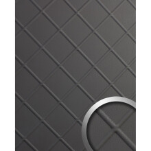 WallFace 19546 CORD Charcoal Design panelling leather look matt grey 2.6 sqm
