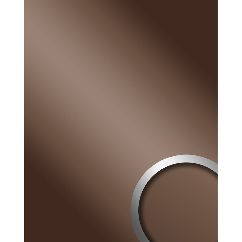 Wallface 10150 Deco Brown Wall Panel Self-Adhesive Mirror Glossy Brown 2.6 Sqm 9002582101503
