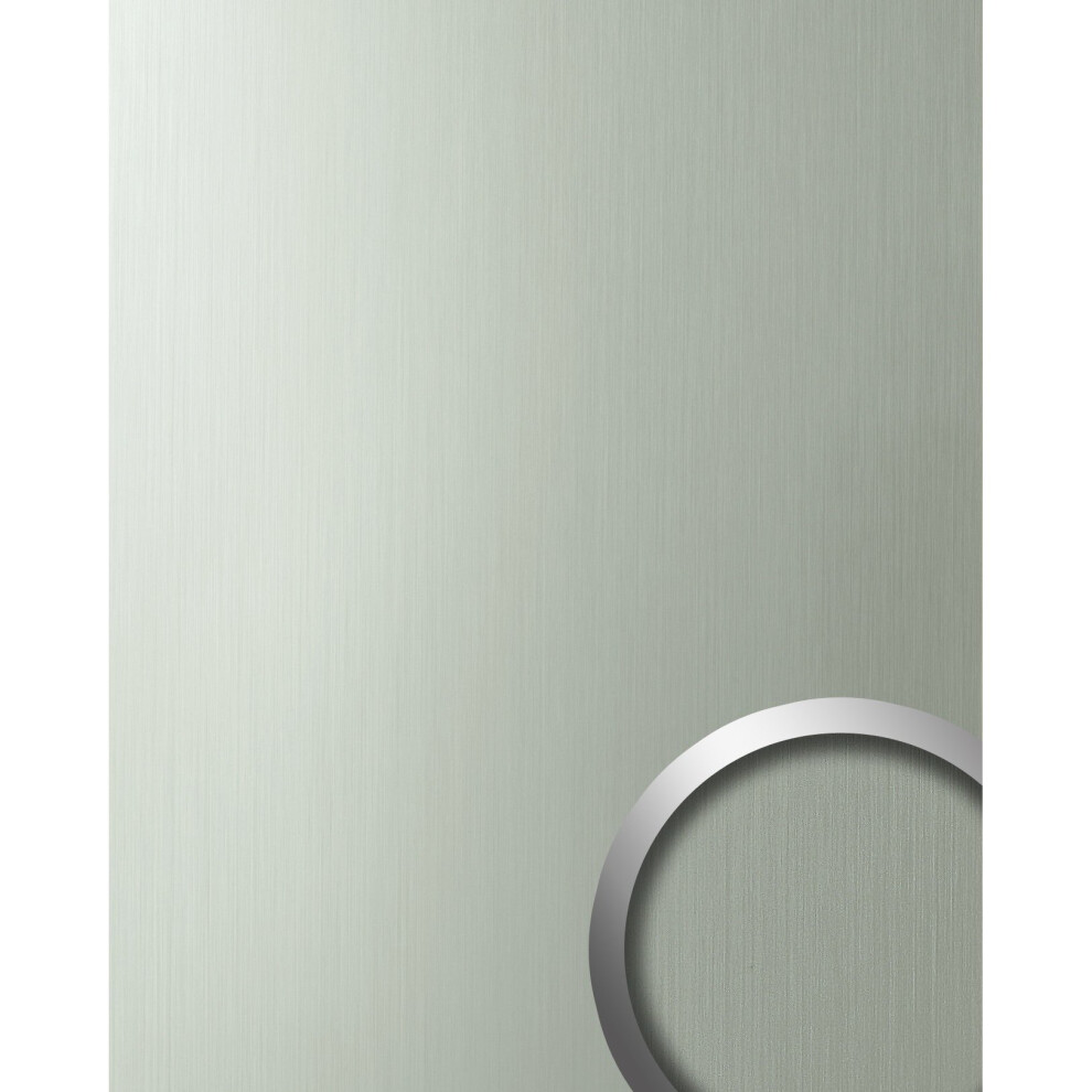 Wallface 10199 Deco Hgs Wall Panel Self-Adhesive Metal Mat-Glossy Grey 2.6 Sqm 9002582101992