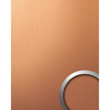 WallFace 12432 DECO Wall panel metallized plate copper brown brushed | 2.60 sqm