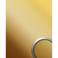WallFace 10139 DECO BRASS Wall panel self-adhesive Mirror glossy brass 2.6 sqm