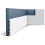 Orac Decor SX168 AXXENT SQUARE Skirting baseboard moulding panel moulding 2 m 1