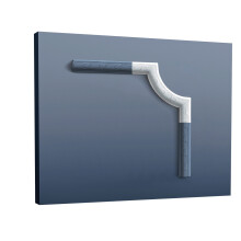 Orac Decor P101A LUXXUS Corner Element for moulding P1020 | 25 cm