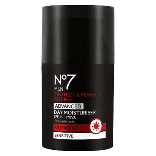 Boots No7 No7 Men Protect & Perfect Intense Advanced Day Moisturiser SPF15 50ml