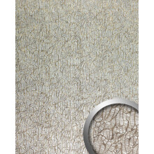 WallFace 17037 DECO MONSOON Wallpanel selfadhesive abstract silver brown 2.6 sqm