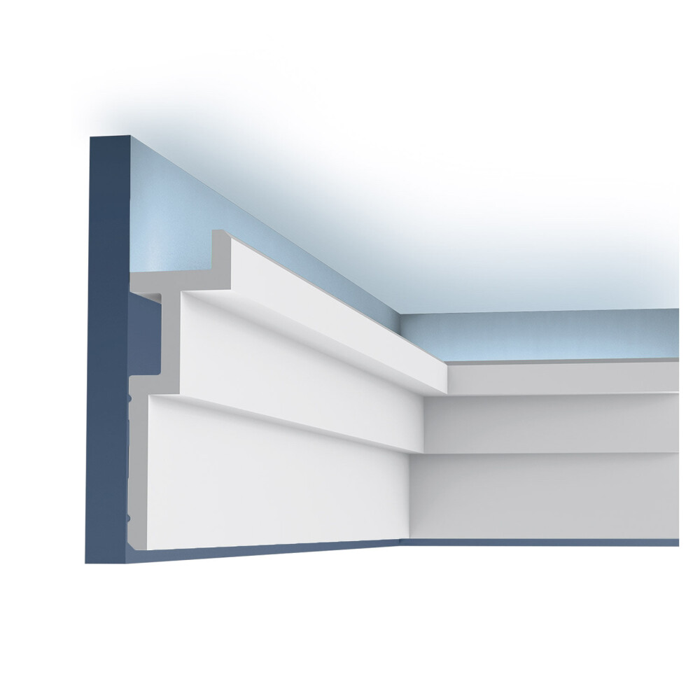 Orac Decor C396 Modern Steps Cornice Moulding For Indirect Lighting 2 M 5414433018221