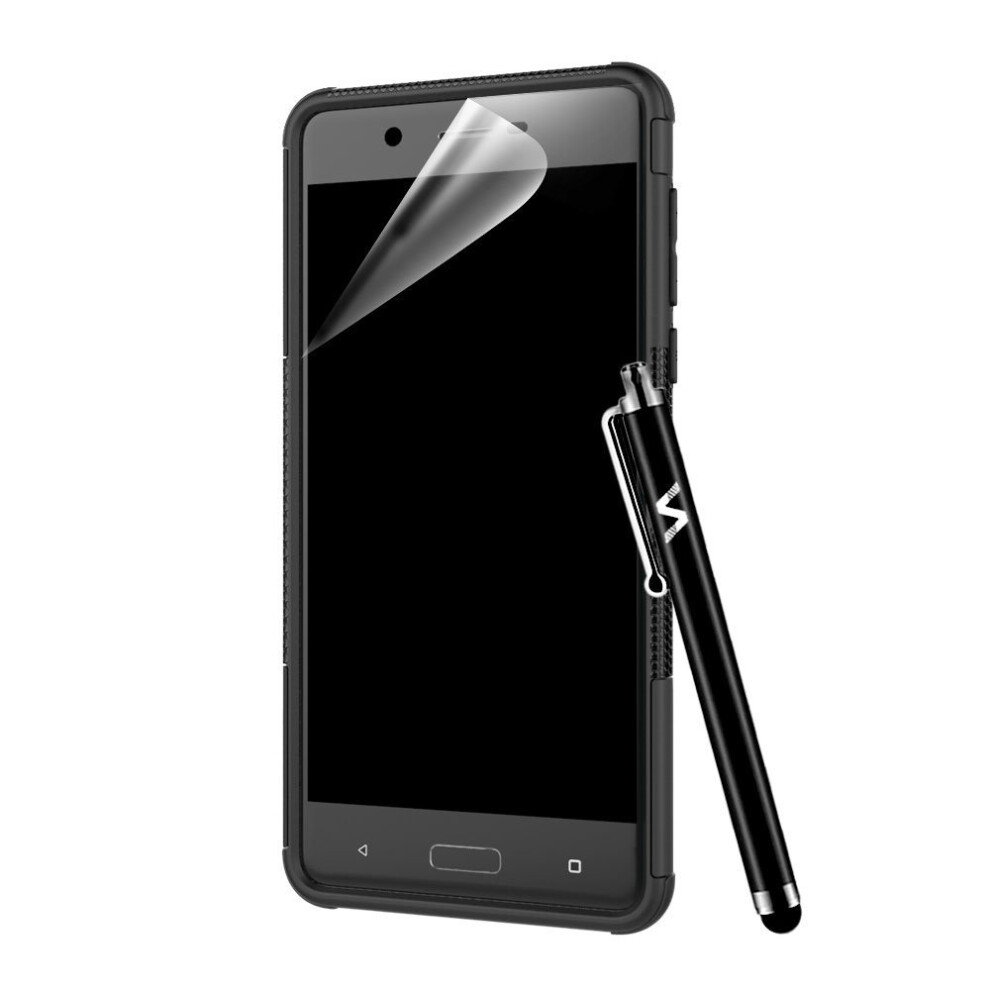 (Black) For Nokia 5 Shockproof Hard Case Cover Black 5060566911429