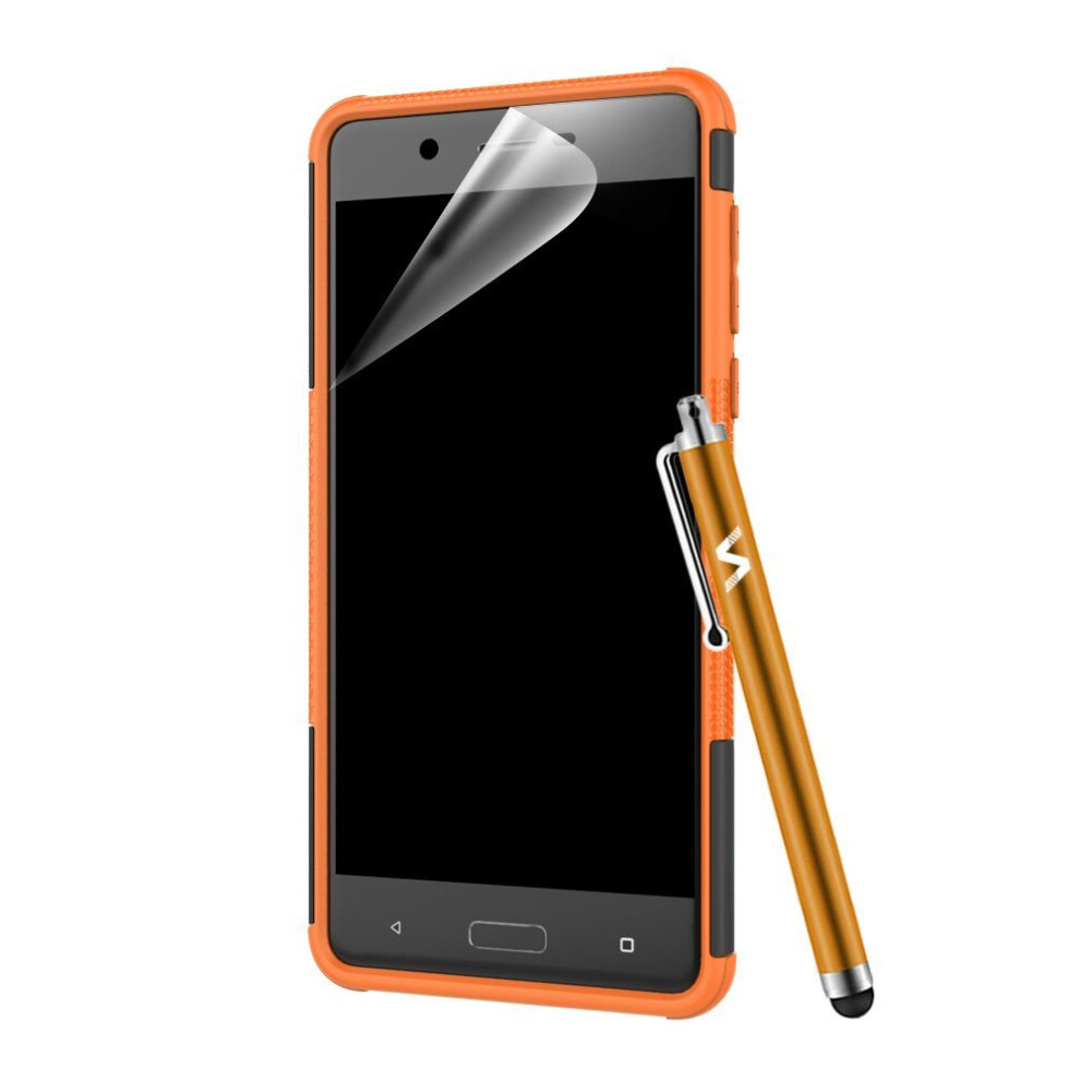 (Orange) For Nokia 5 Shockproof Hard Case Cover