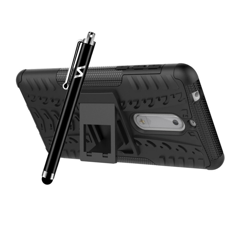black--for-nokia-5-shockproof-hard-case-cover
