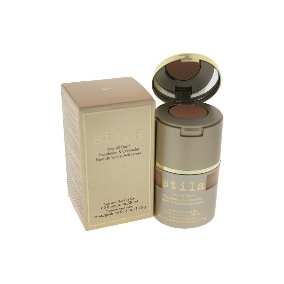 Stila W-C-14396 Stay All Day Foundation & Concealer - No. 2 Fair for Women - 1 oz