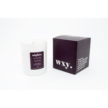WXY. Classic 7oz Candle NIGHTS - Bourbon Sugar &amp; Tobacco Leaf
