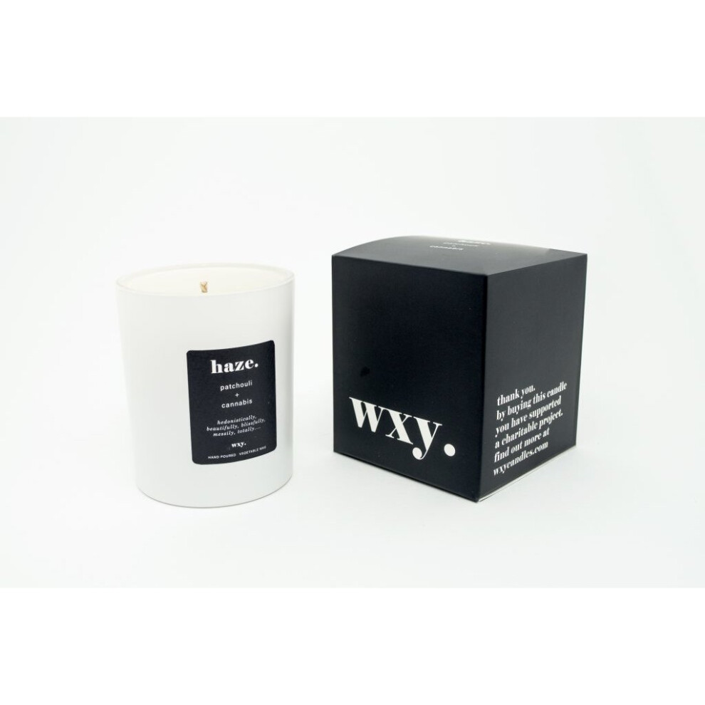 WXY. Classic 7oz Candle HAZE - Patchouli & Hemp