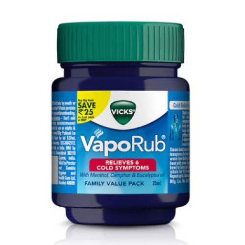 Vicks 5 Pack Vicks Vaporub, 25 gm each