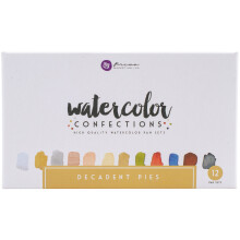 Prima Marketing Watercolor Confections Watercolor Pans 12/Pk