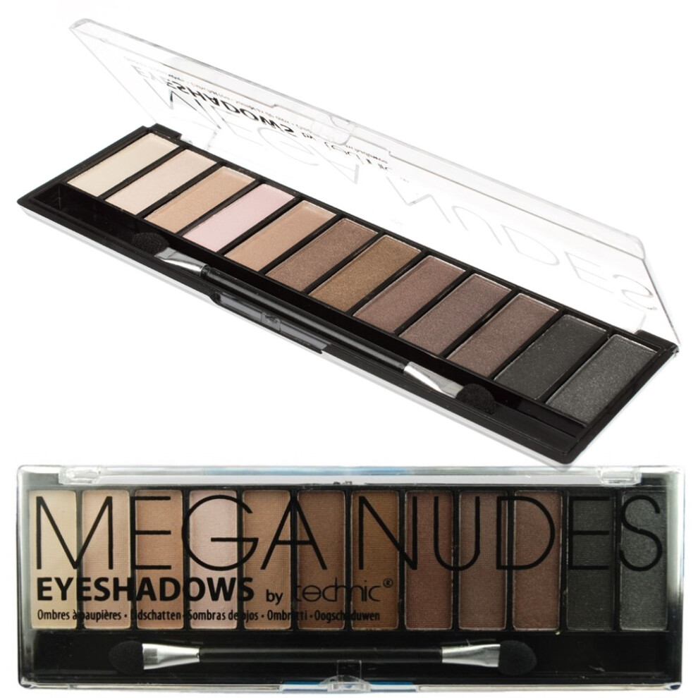 Technic Mega Nudes 12 Colour Eyeshadow Palette