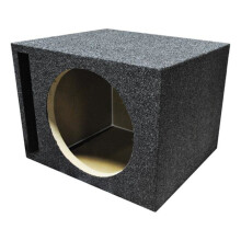 Qpower QHD110V Empty Woofer Box Single 10 in. MDF Vented Bass Box