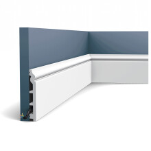 Orac Decor SX118F LUXXUS Flexible Skirting Panel Moulding Cable protection | 2 m