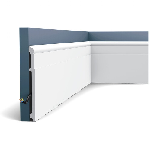 Orac Decor SX156 LUXXUS Skirting Panel Moulding Cable protection | 2 m
