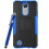 (Blue) For LG K4 2017 Shockproof Hard Case Cover 2