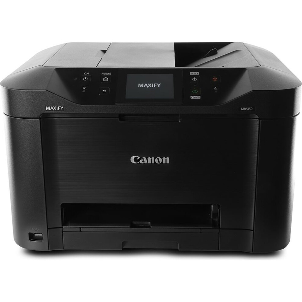 Canon Maxify Mb5150 All-In-One Wireless Inkjet Printer With Fax, Black