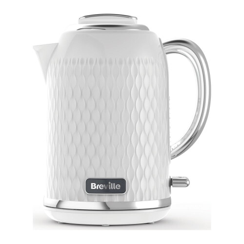 Breville BREVILLE Curve VKT117 Jug Kettle, Chrome White
