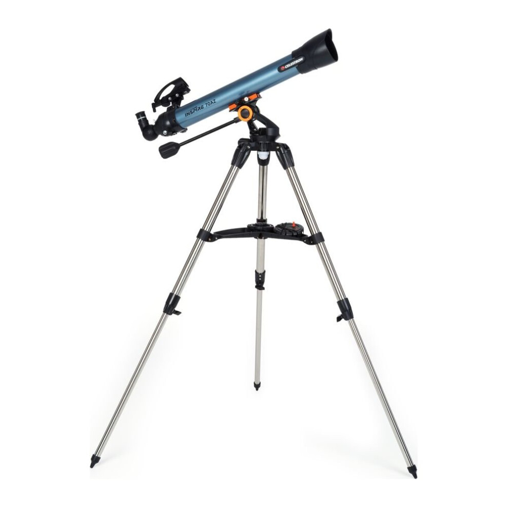 Celestron INSPIRE 70 Refractor Telescope - Blue, Blue
