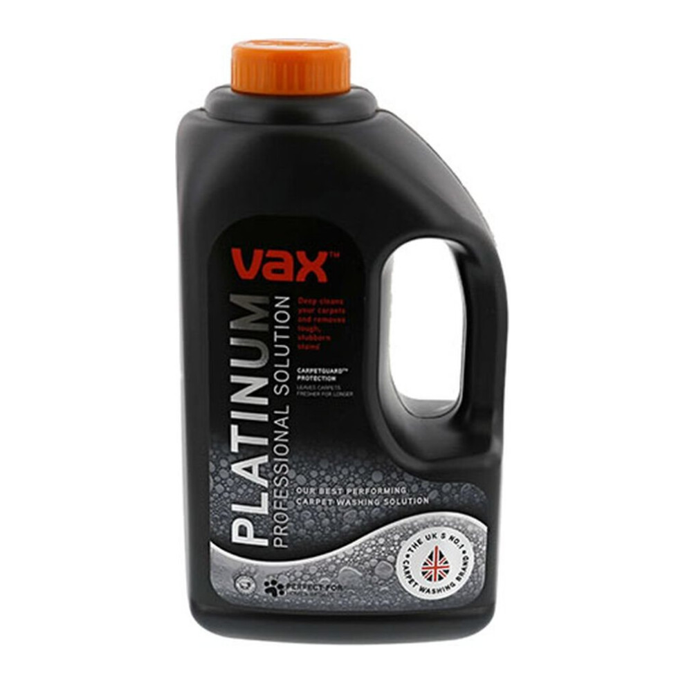 VAX Platinum Professional Carpet Cleaning Solution - 1.5 Litres