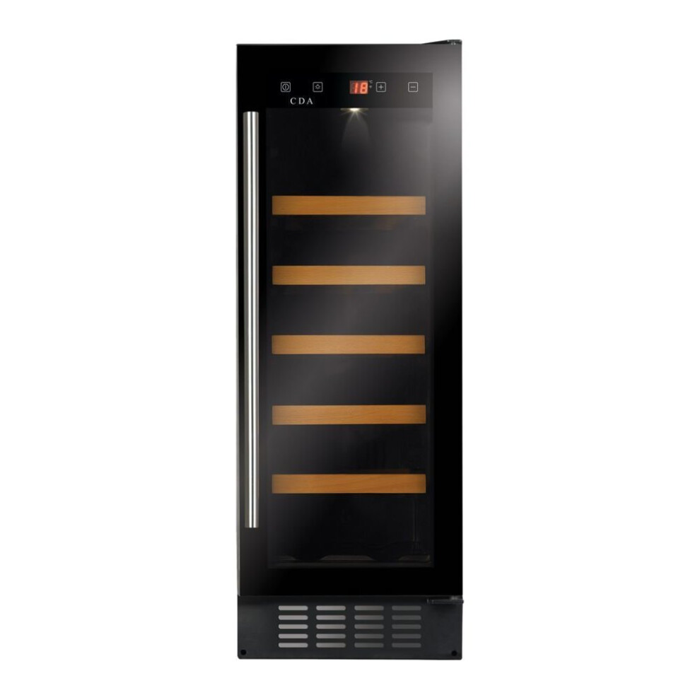 CDA FWC304BL Wine Cooler - Black, Black