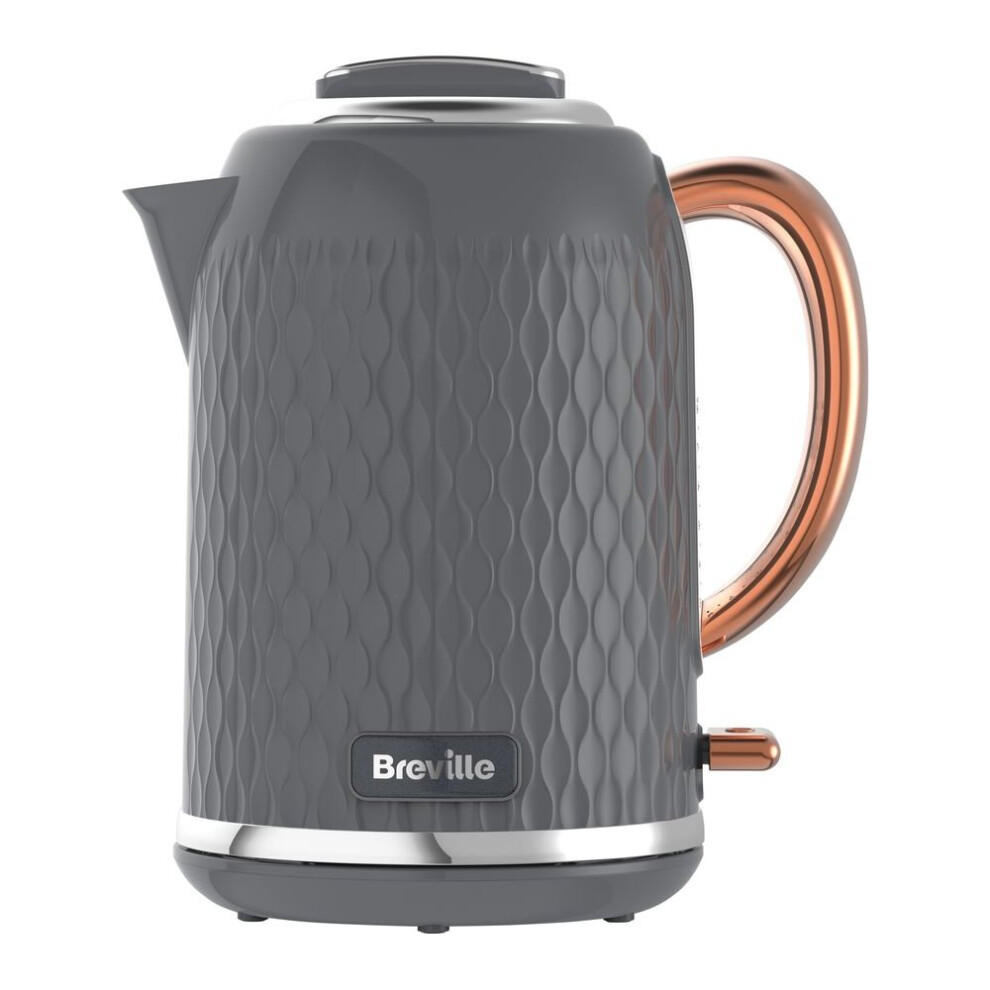 BREVILLE Curve VKT118 Jug Kettle - Grey & Rose Gold, Grey